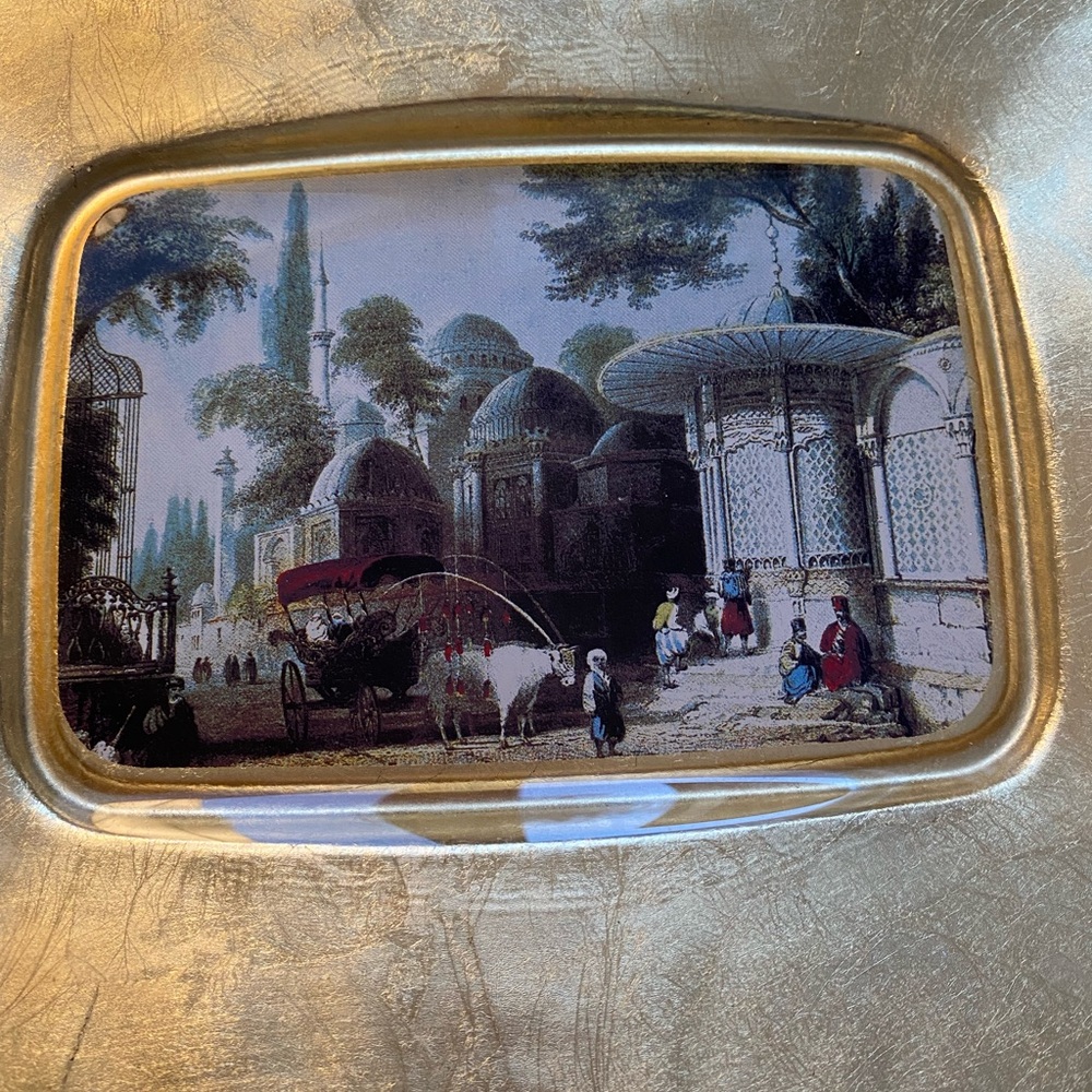 Vintage Ottoman Empire Decorative Plate